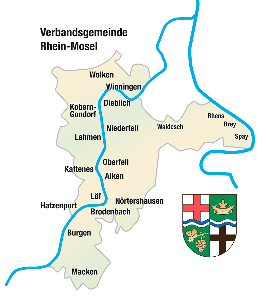 Karte Rhein Mosel 2018
