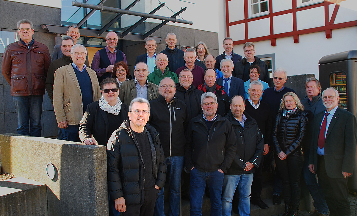 Gruppenfoto Kandidaten FWG Rhein-Mosel VG-Rat 2019